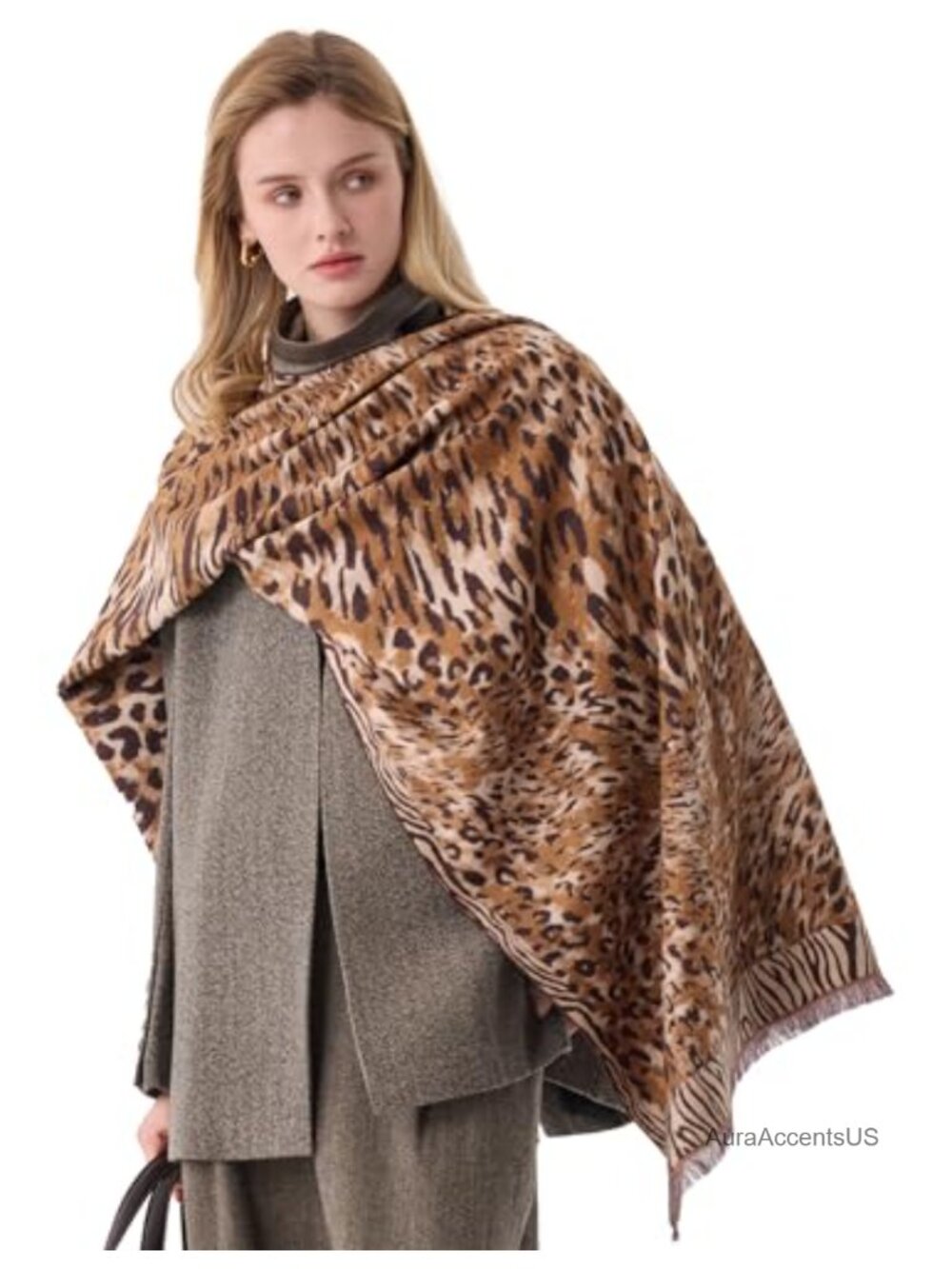 100% Mulberry Silk Shawl Wrap Women 71x24 Jacquard Pashmina